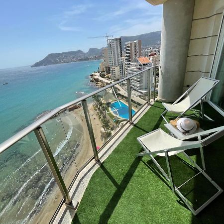 Clp- Primera Linea Vistas Piscina Y Parking Calpe Bagian luar foto