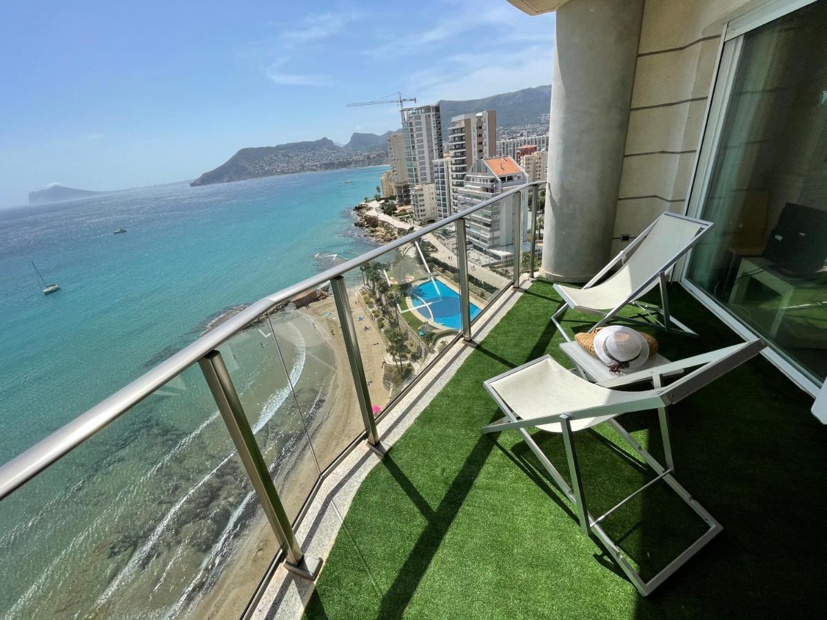 Clp- Primera Linea Vistas Piscina Y Parking Calpe Bagian luar foto