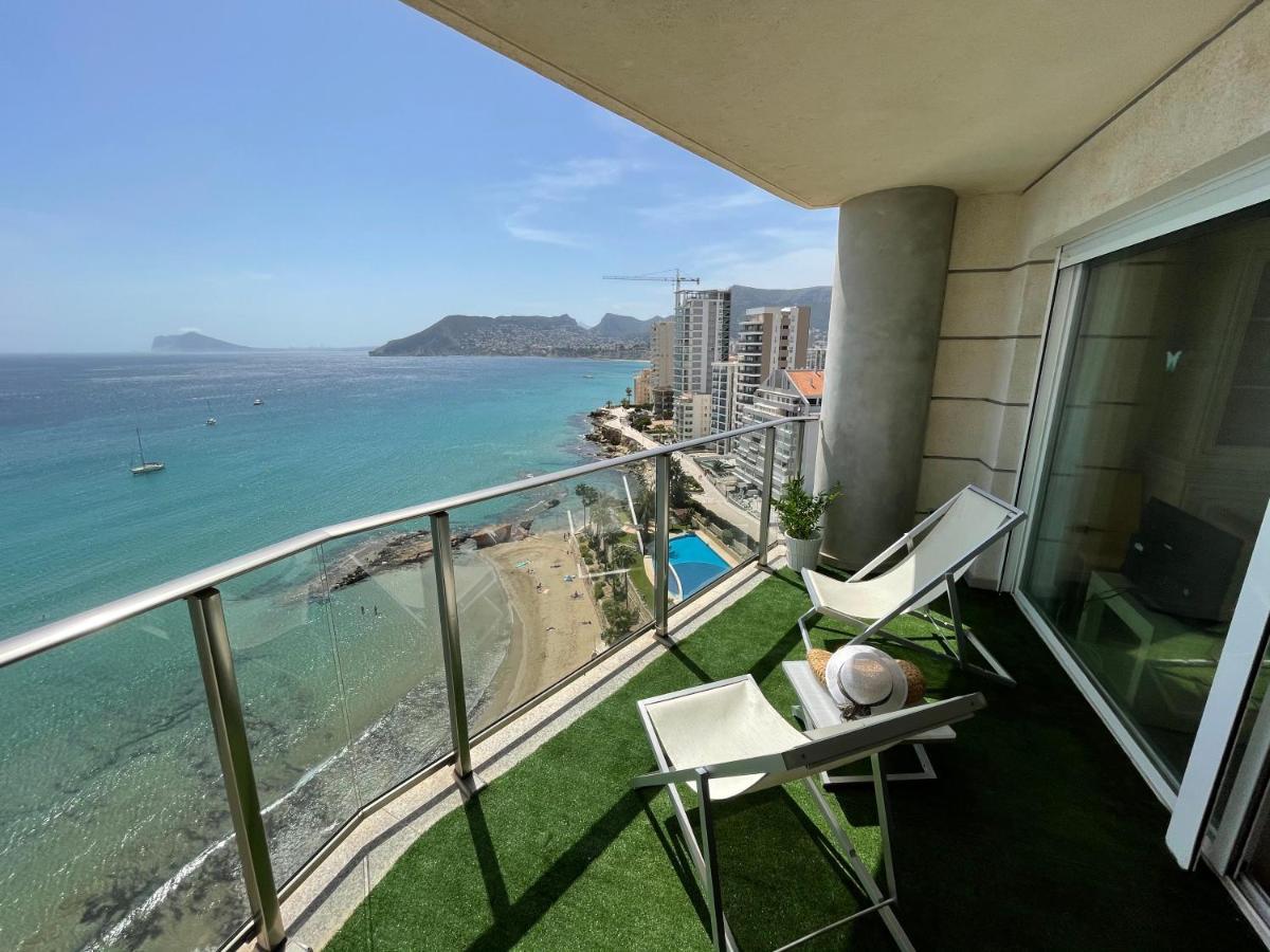 Clp- Primera Linea Vistas Piscina Y Parking Calpe Bagian luar foto