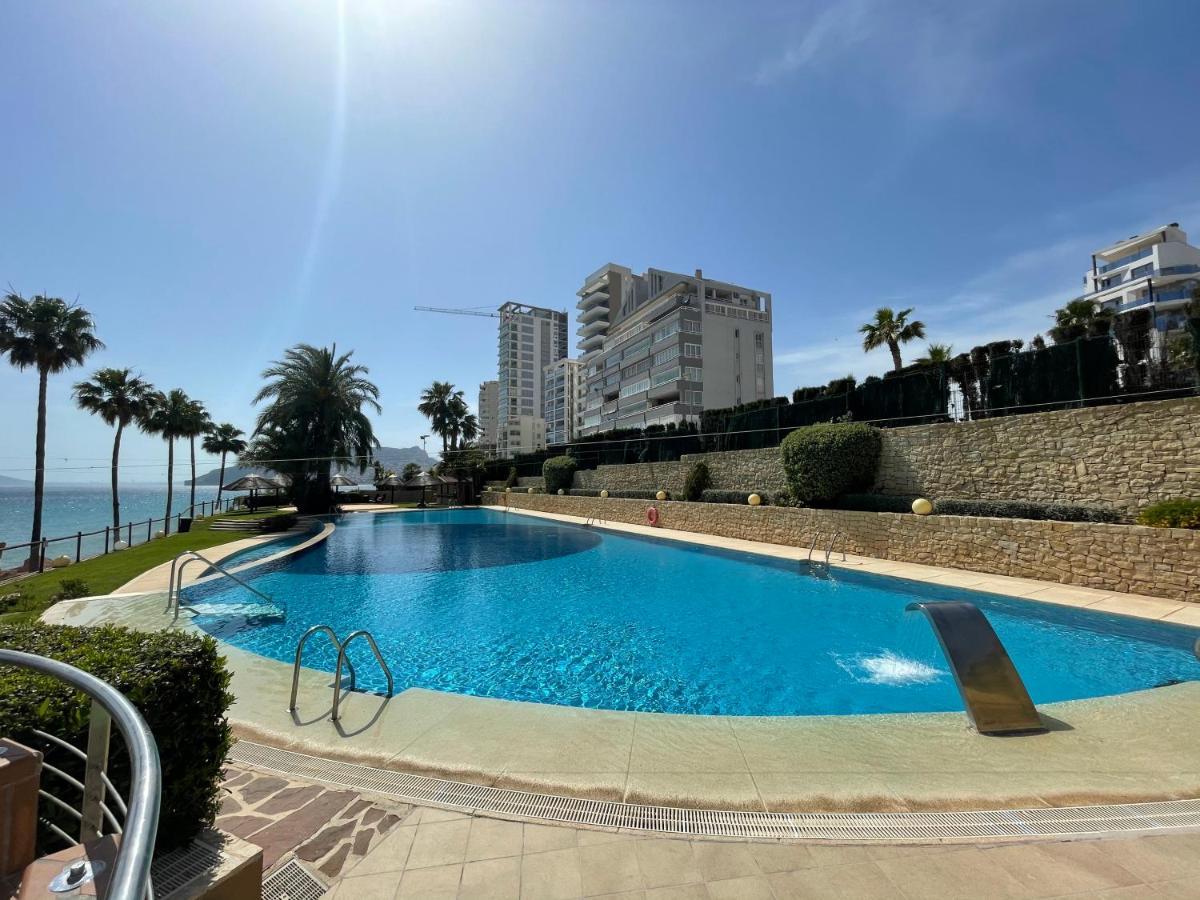 Clp- Primera Linea Vistas Piscina Y Parking Calpe Bagian luar foto