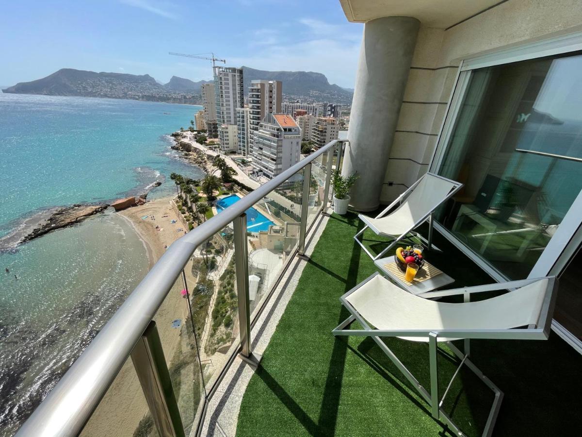 Clp- Primera Linea Vistas Piscina Y Parking Calpe Bagian luar foto